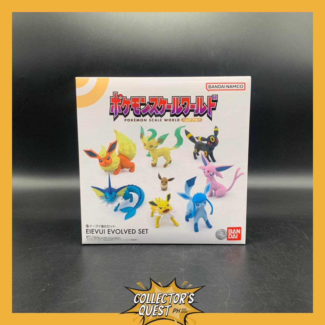 (IN STOCK) Pokemon Scale World Paldea Region Eevee Evolve Figure Set