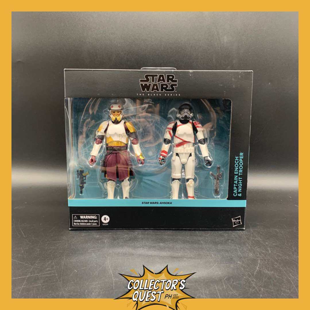 (IN STOCK) Star Wars The Black Series Captain Enoch & Night Trooper Action Figure Set