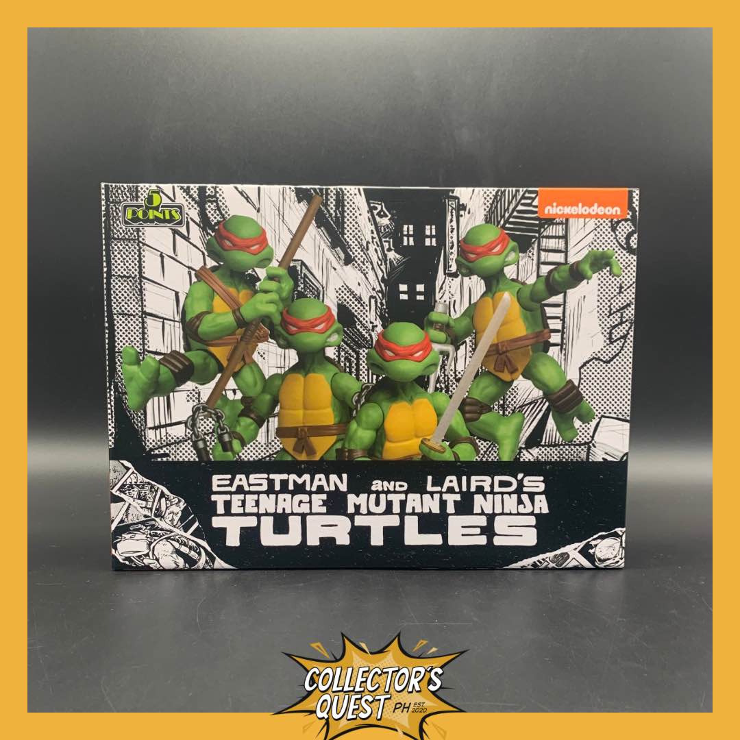 (IN STOCK) Mezco 5 Points Plus Teenage Mutant Ninja Turtles Deluxe Action Figure Set