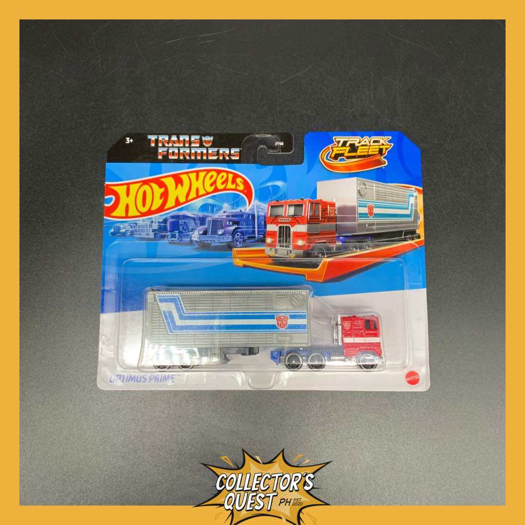 (IN STOCK) Hot Wheels 1:64 Scale Transformers Optimus Prime Truck Die-Cast Metal Vehicle