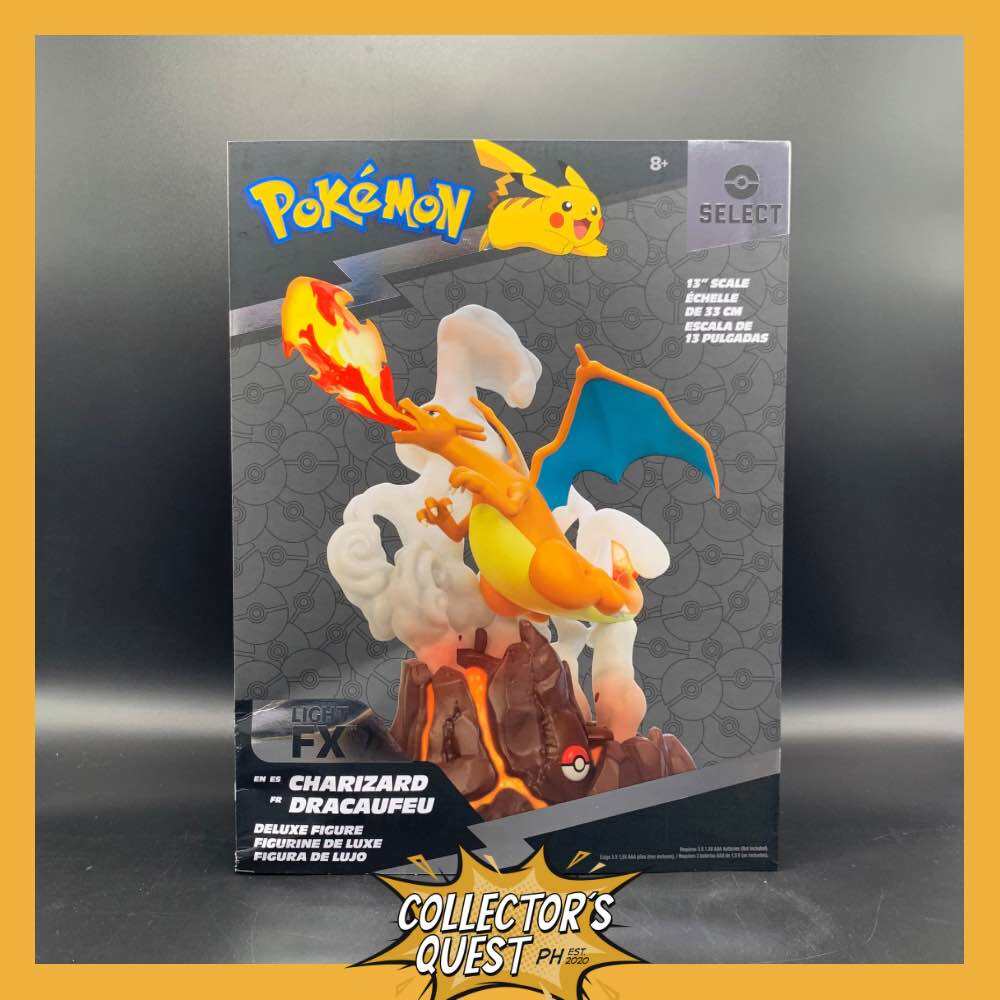 (IN STOCK) Pokemon Jazwares Charizard Deluxe Light Up Statue