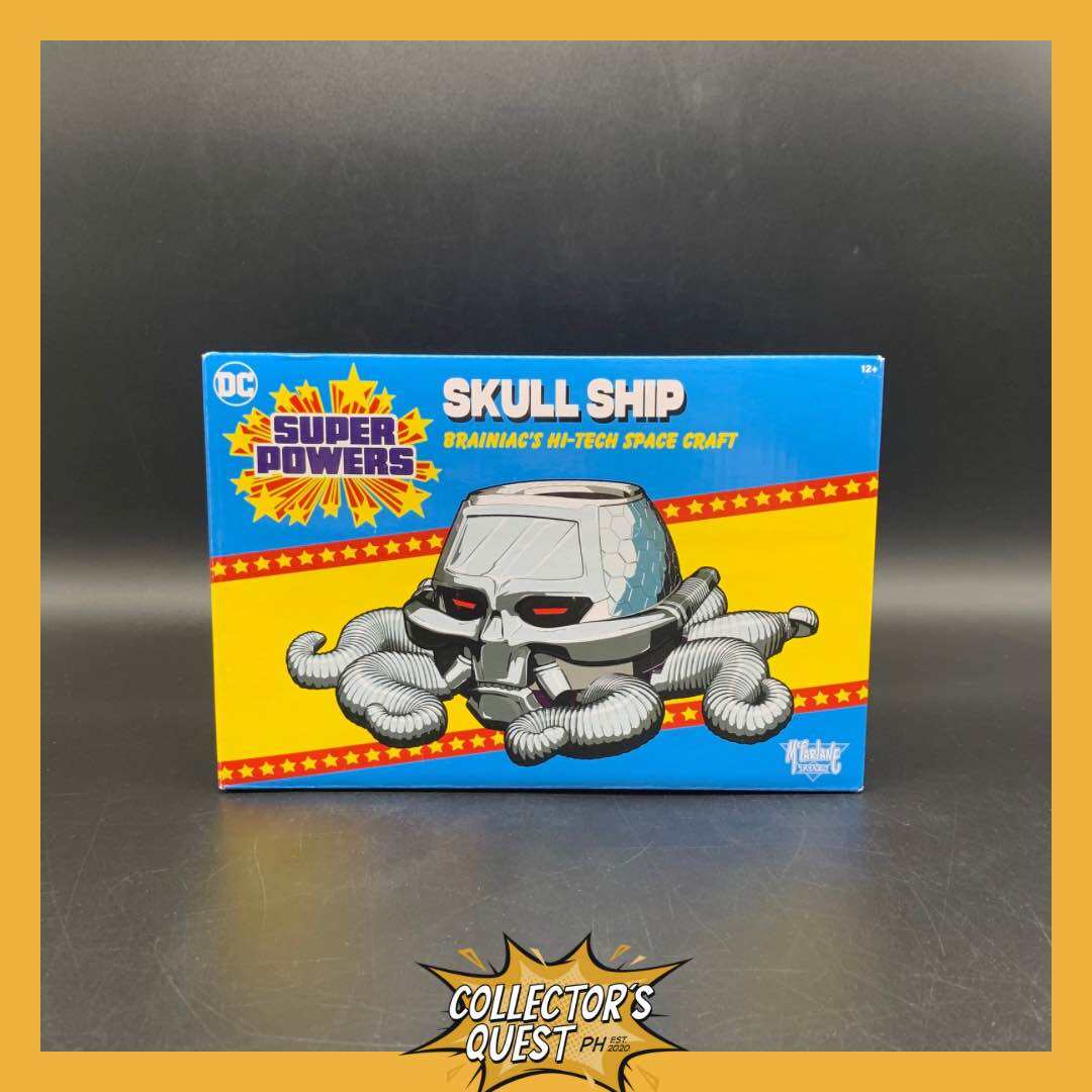 (IN STOCK) McFarlane Toys DC Super Powers Skull Ship (Brainiac's Hi-Tech Space Craft) Vehicle