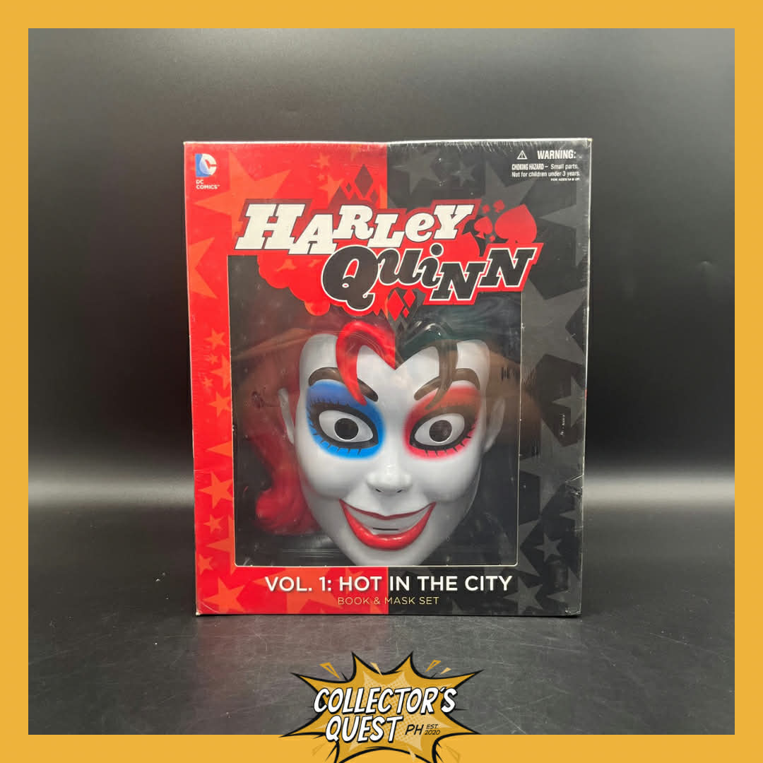 (IN STOCK) DC Comics Harley Quinn Vol. 1: Hot in the City Book and Mask Set