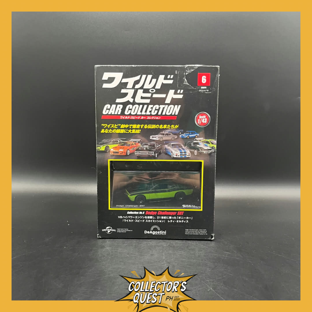 (IN STOCK) 1:43 Scale Fast & Furious Car Collection Series by DeAgostini Dodge Challenger SRT Diecast Vehicle