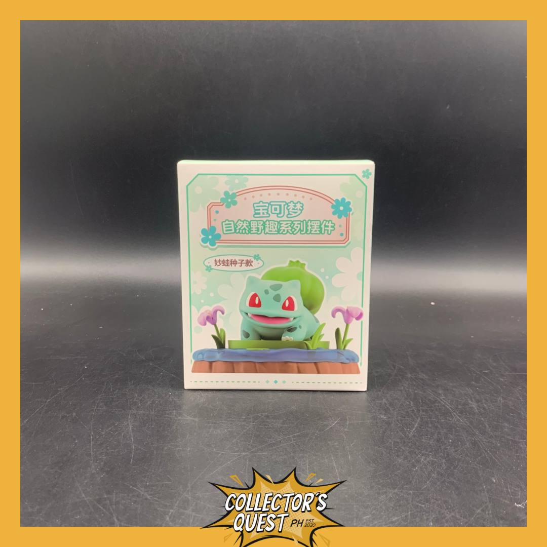 (IN STOCK) Pokemon Wild Nature Series Ornaments Bulbasaur Figure