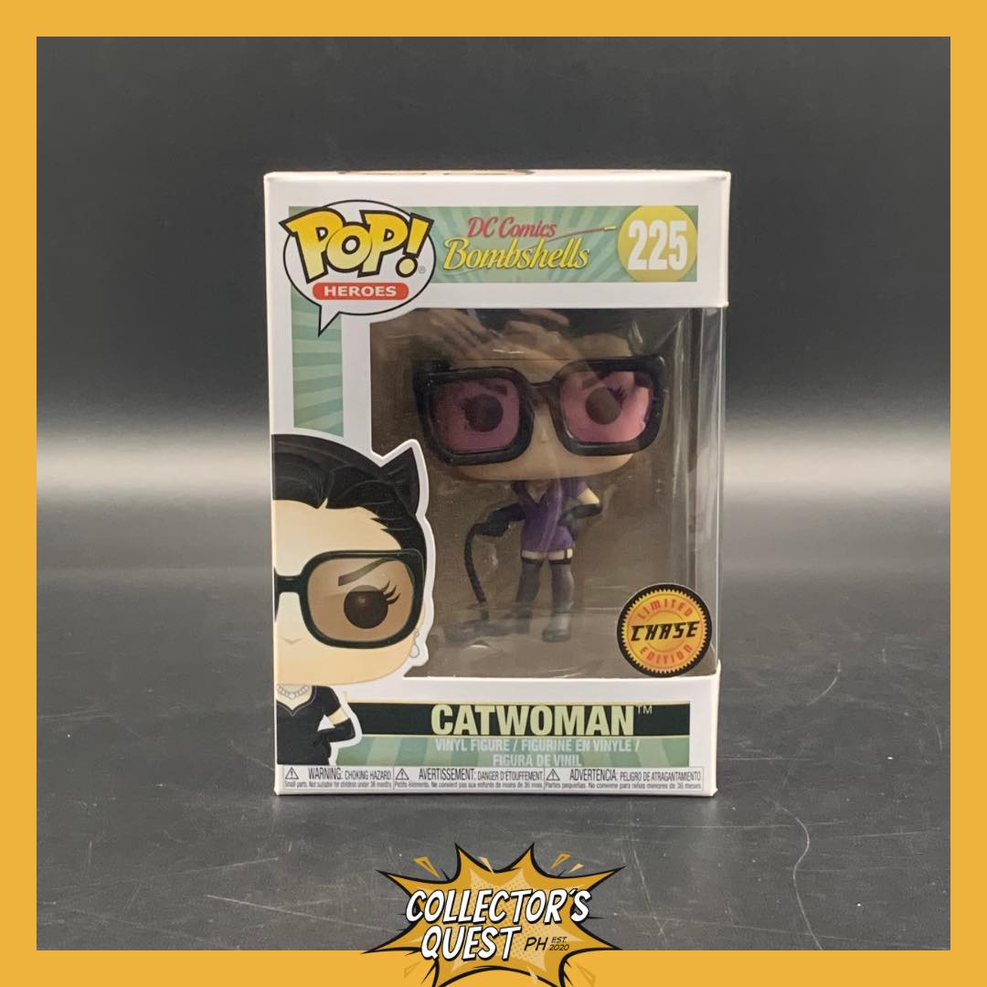 (IN STOCK) Funko Pop DC Comics Bombshells Catwoman Chase Vinyl Figure