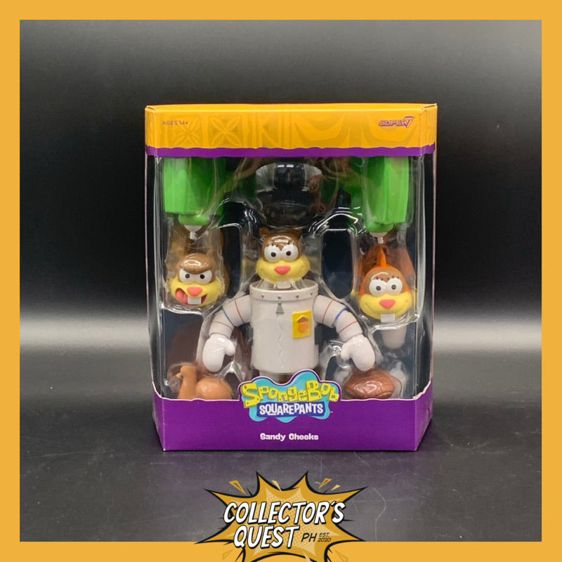 (IN STOCK) Super7 ULTIMATES! Spongebob Squarepants Sandy Cheeks - 7" Spongebob Action Figure