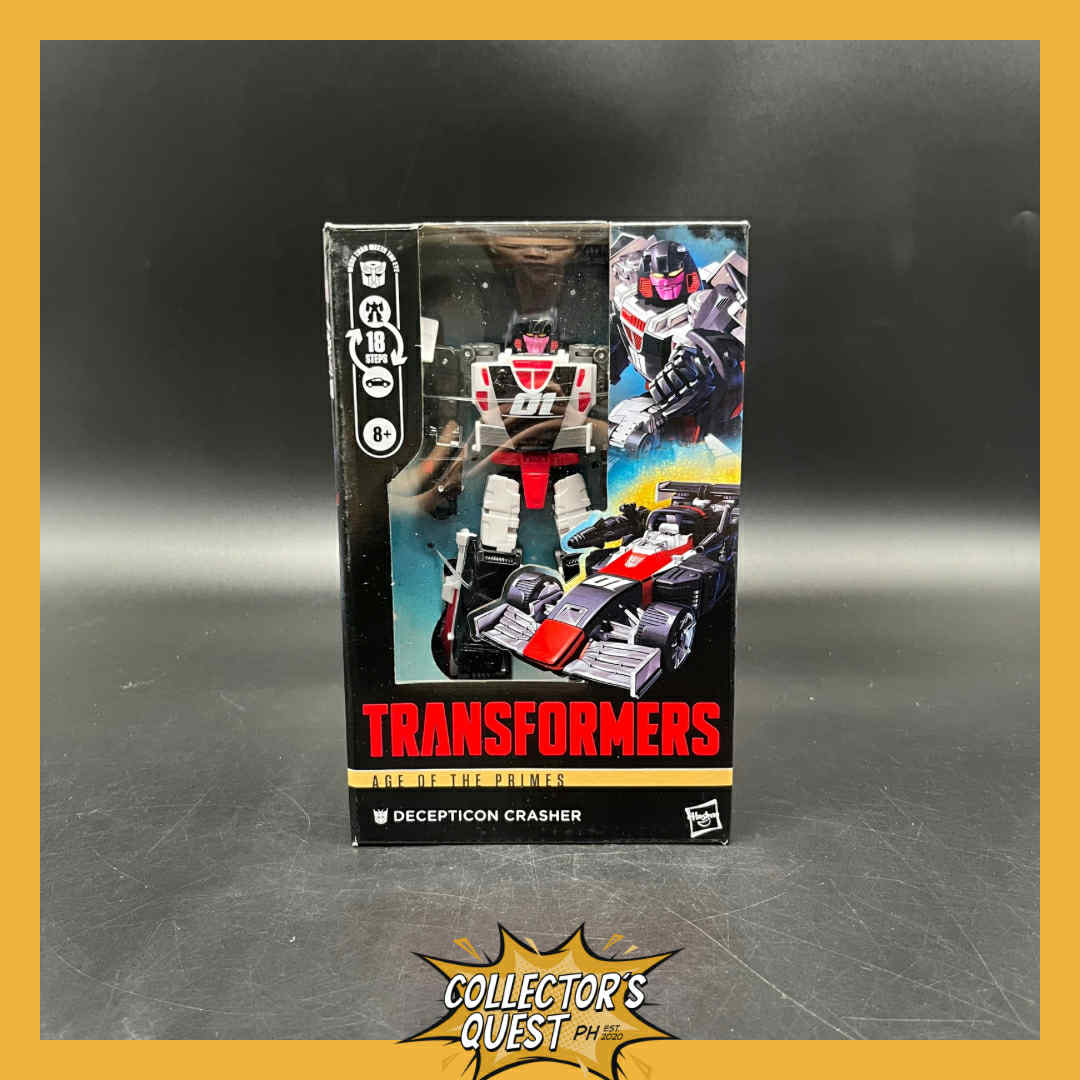 TRANSFORMERS AGE 8 Age of the Primes Deluxe Class Decepticon Crasher Action Fig EUR 29,96 TRANSFORMERS AGE 8 Age of the Primes Deluxe Class Decepticon Crasher Action Fig EUR 29,96