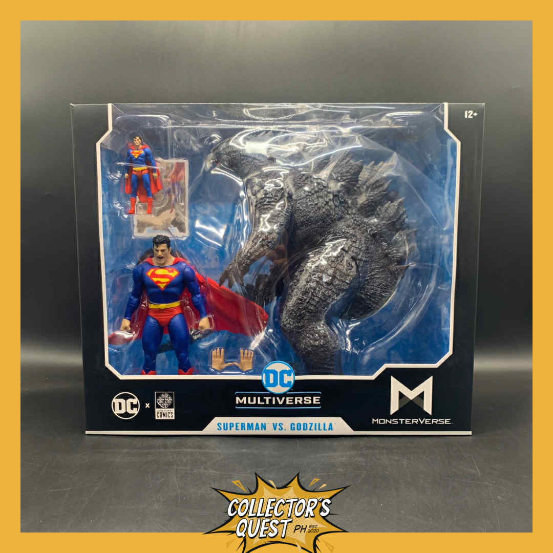 (IN STOCK) Mcfarlane DC Justice League Monsterverse 2-pack- Superman vs. Godzilla Action Figure