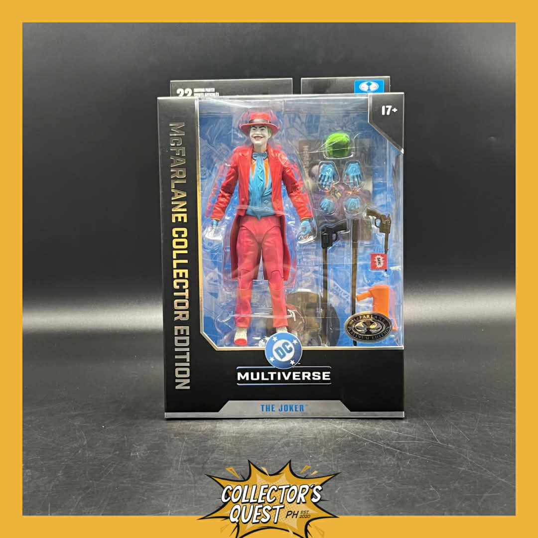 (IN STOCK)(PLATINUM) DC Mcfarlane Collector Edition 7IN WV14 - #57 The Joker Jack Nicholson Action Figure