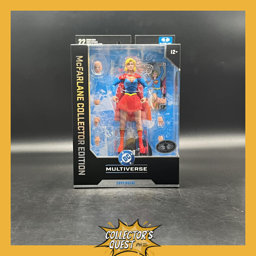 (IN STOCK) (PLATINUM) DC Mcfarlane Collector Edition 7in WV14- #59 Supergirl (1st Appearance) Action Figure