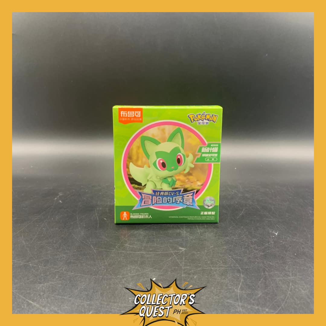 (IN STOCK) 74003 Blokees Pokemon Classic Sprigatito Model Kit Figure