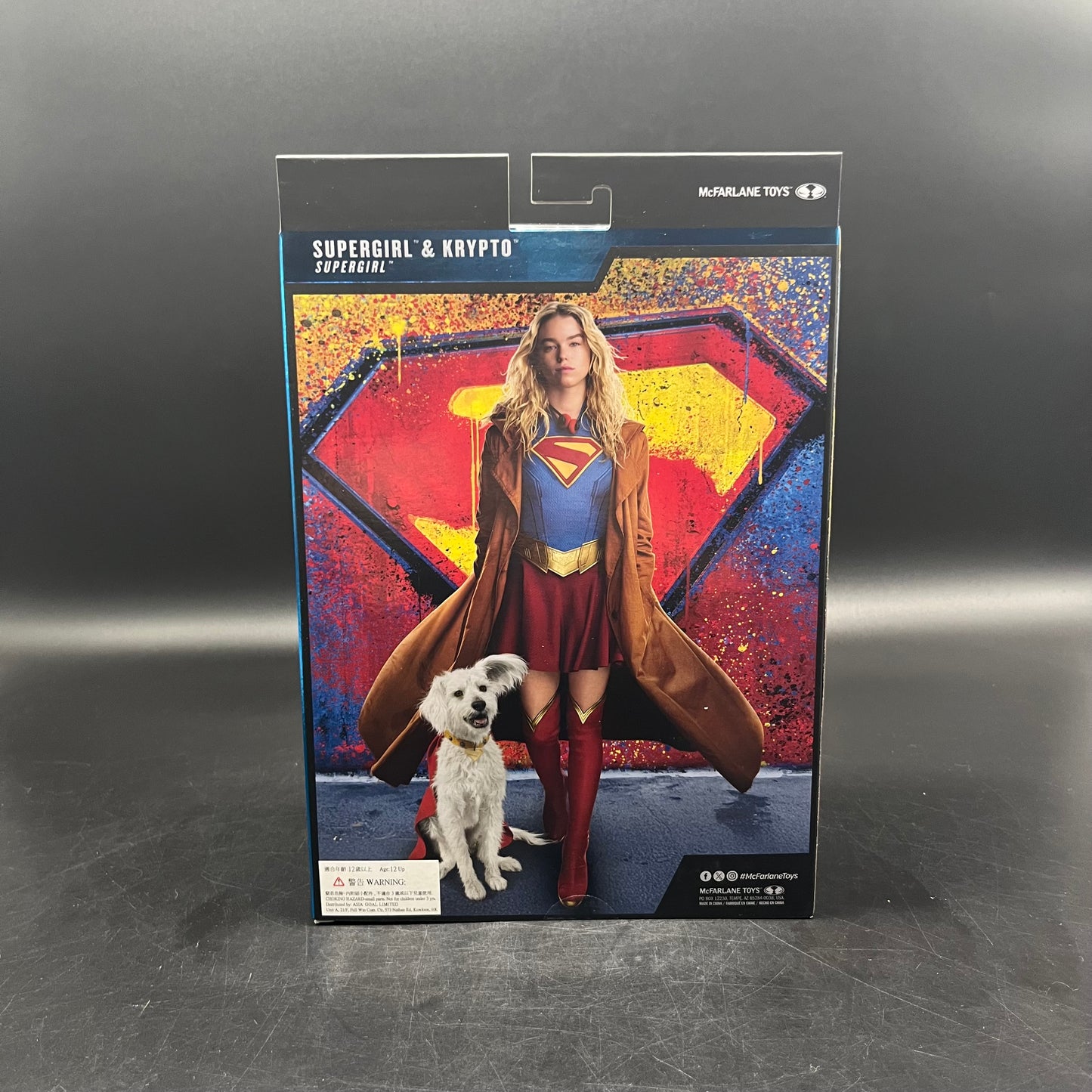 (IN STOCK) Mcfarlane DC Deluxe Theatrical 7in- Supergirl and Krypto (Superman Movie 2025)(Gold Label) Action Figure