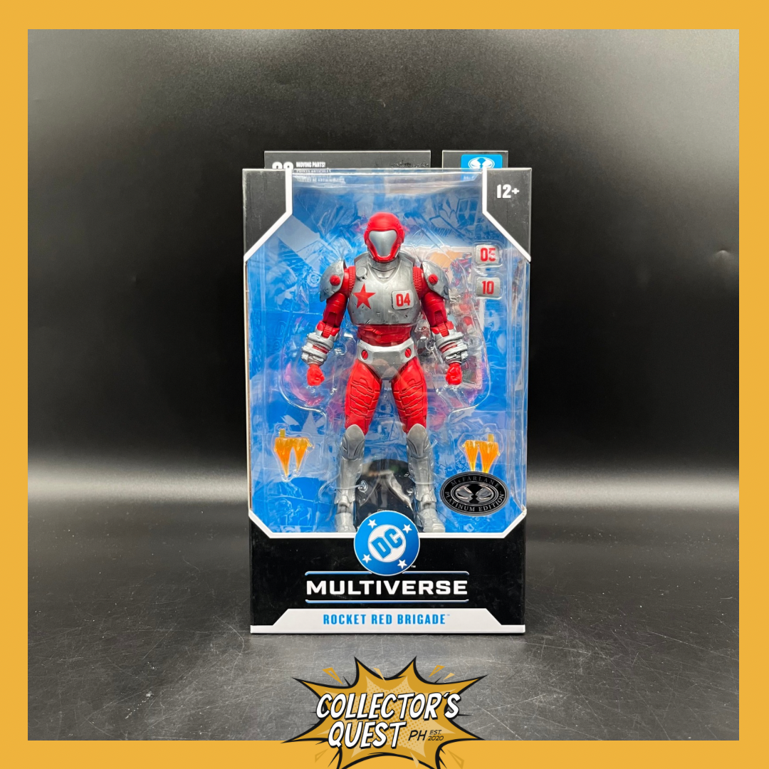 (IN STOCK) (PLATINUM) Mcfarlane DC Multiverse 7in - Rocketred (Justice League: Generation Lost)