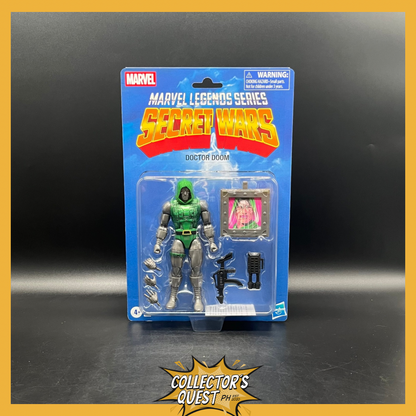 (IN STOCK) Marvel Legends Retro Carded Secret Wars Doctor Doom Action Figure