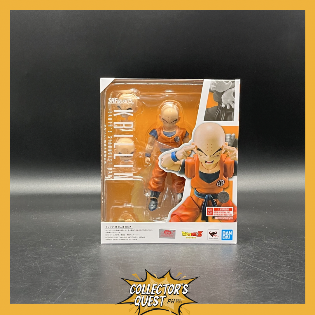 (IN STOCK) Bandai SHFiguarts Dragonball Z Krillin Earth's Strongest Man Action Figure