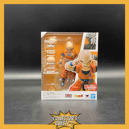 (IN STOCK) Bandai SHFiguarts Dragonball Z Krillin Earth's Strongest Man Action Figure