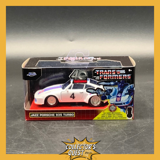 (IN STOCK) 34793 Jada Toys 1:32 Scale Transformers G1 Jazz 1976 Porsche 935 Diecast Vehicle