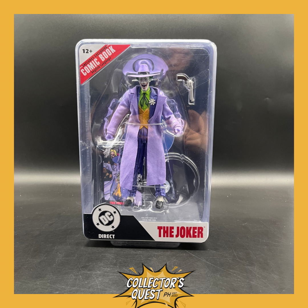 (IN STOCK) Mcfarlane DC Direct 7in with Comic Wave 10 - The Joker (Crisis on Infinite Earths) Action Figure