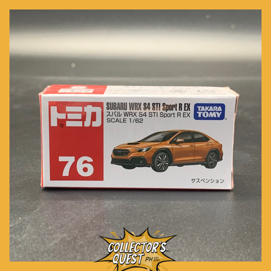 (IN STOCK) Takara Tomy Tomica No. 76-9 Subaru WRX S4 STI Sport Diecast Vehicle