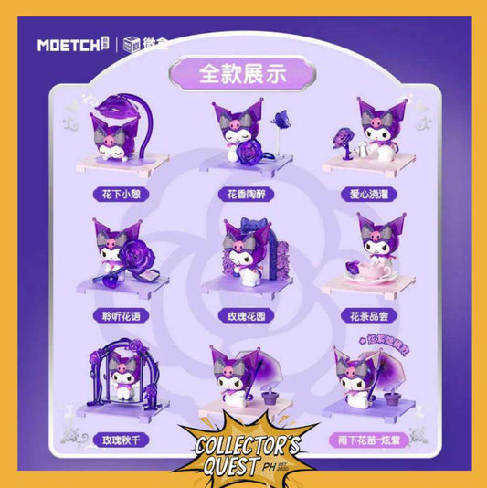 (IN STOCK) Moetch Sanrio Kuromi Dream Rose Garden Series Mini Box