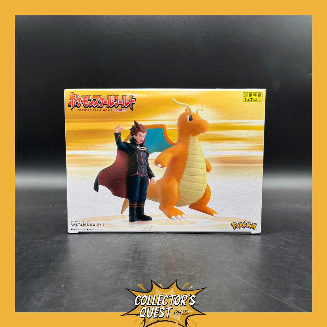 (IN STOCK) Bandai Pokemon Scale World Kanto Region Lance and Dragonite Figure
