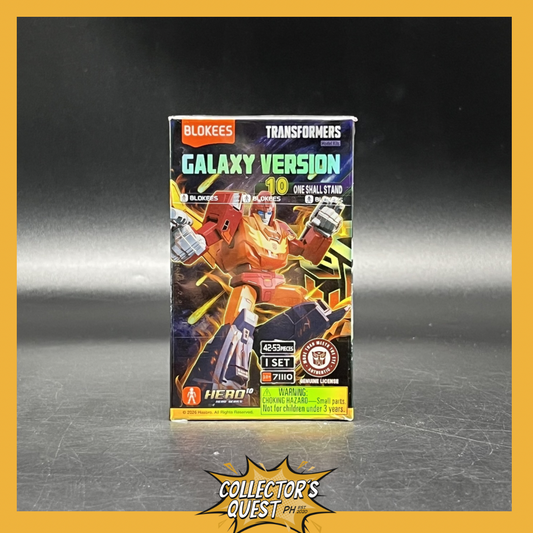 (IN STOCK) 71110 Blokees Transformers Galaxy Version 10 " One Shall Stand" Model Kit Blind Box