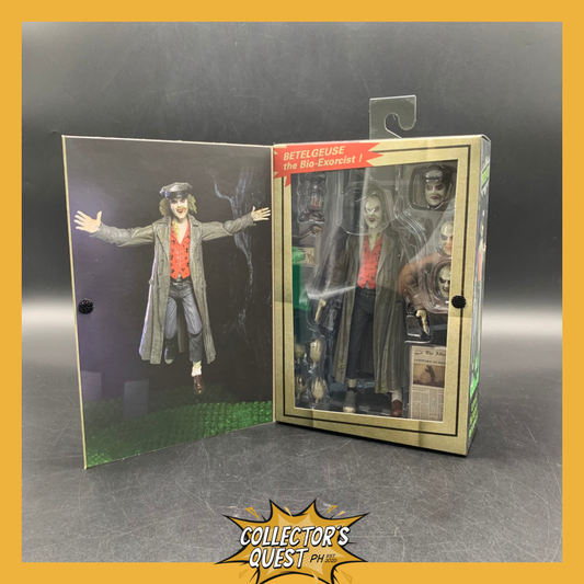(IN STOCK) Beetlejuice (1988) – 7″ Scale Action Figure – Ultimate Beetlejuice Tourguide Bio Excorcist