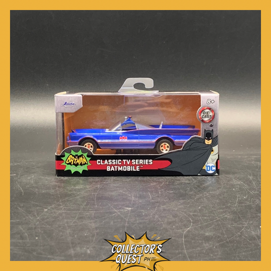 (IN STOCK) Jada Toys 1:32 Hollywood Rides: 1966 Classic TV Series Batmobile- Glossy Blue  Diecast Vehicle