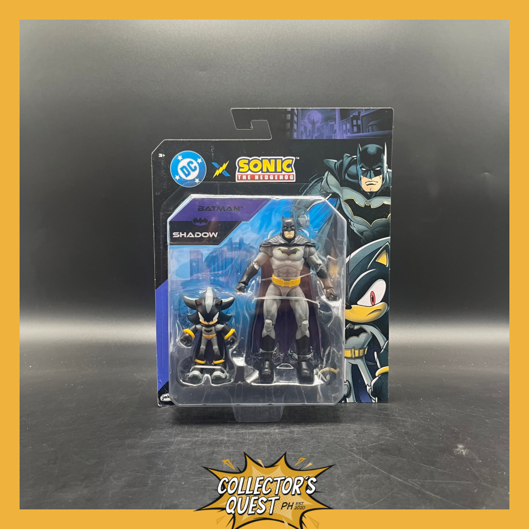 (IN STOCK) Jakks Pacific Sonic x DC: Wave 1  Batman & Shadow 2 Pack Figure