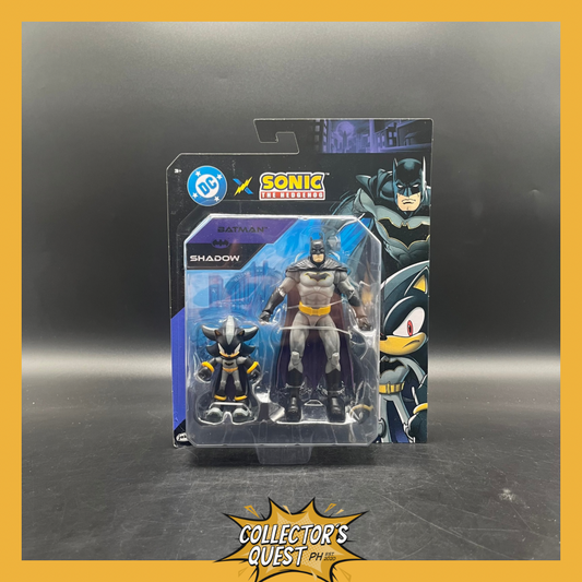 (IN STOCK) Jakks Pacific Sonic x DC: Wave 1  Batman & Shadow 2 Pack Figure