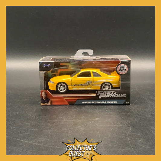 (IN STOCK) JADA TOYS 1:32 Scale Fast & Furious 1995 Nissan Skyline GTR (R33) Diecast Vehicle