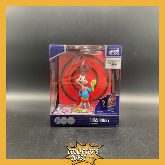 (IN STOCK) Bugs Bunny as Superman (WB 100: Movie Maniacs) 6" Posed Figure