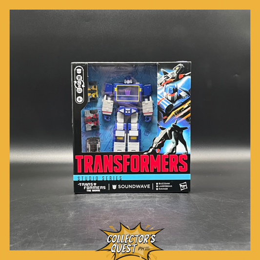 (IN STOCK) Transformers Studio Series 86 Leader Class The Movie Soundwave