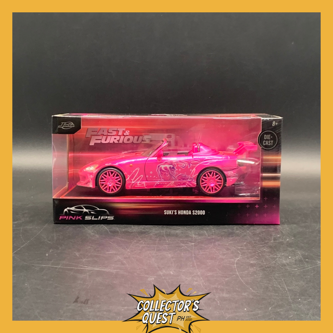 (IN STOCK) Jada Toys 1:24 Fast & Furious Pink Slips Suki's Honda S2000 Diecast Vehicle