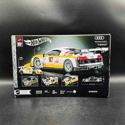 (IN STOCK) Mattel Brick Shop Hot Wheels Elite Series Building Set ’15 Audi R8 LMS