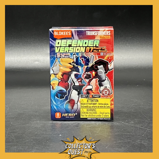 (IN STOCK) 71407 Blokees Transformers Defender Version 7" Power of the Beast"  Model Kit Blind Box