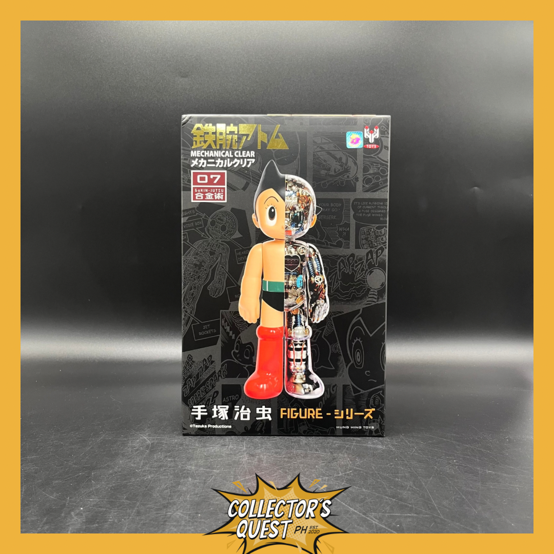 (IN STOCK) 0037 TZKA-007 Hung Hing Toys Astro Boy Collection Red Original Mechanical Clear Vinyl Figure