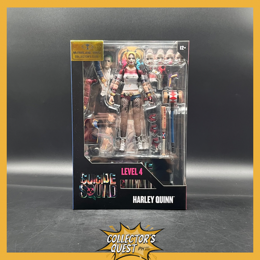 (IN STOCK) Mcfarlane Toys (LEVEL 4) Harley Quinn, The Joker & Classic Comic Harley Quinn Action Figure Set