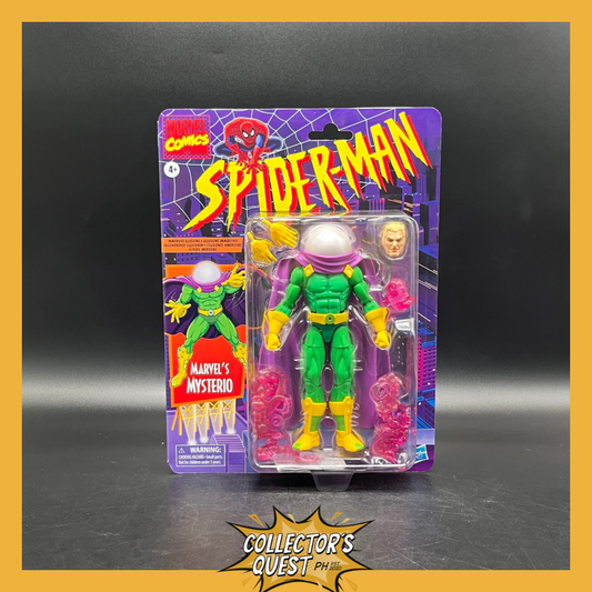 (IN STOCK) Marvel Legends Spiderman Retro Carded Mysterio Action Figure