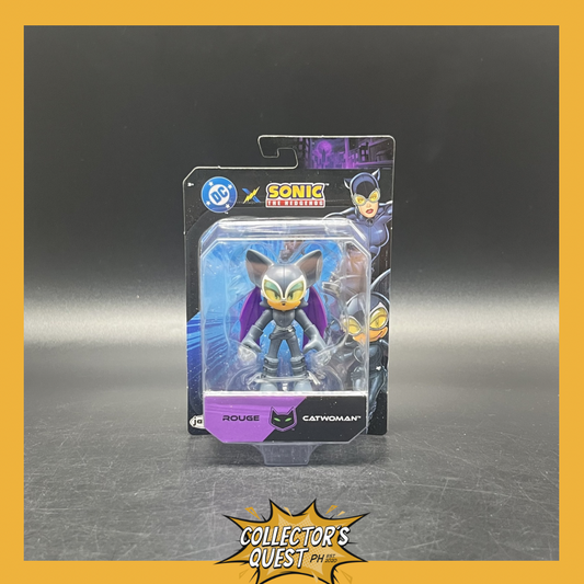 (IN STOCK) Jakks Pacific Sonic the Hedgehog x DC Comics Rouge the Bat as Catwoman 2.5 Inch Action Figure