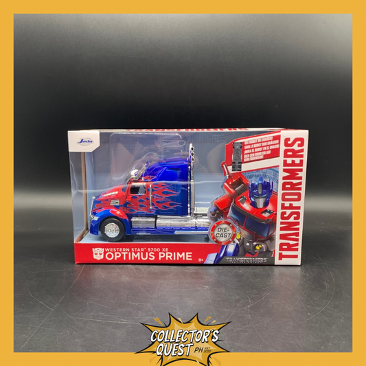 (IN STOCK) 98403 Jada Toys 1:24 Scale Transformers Western Star 5700 XE Optimus Prime Diecast Vehicle