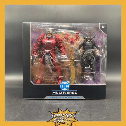(IN STOCK) DC Multiverse The Batman Who Laughs (Knight Armor) & The Merciless (Dark Multiverse) Action Figure 2-Pack