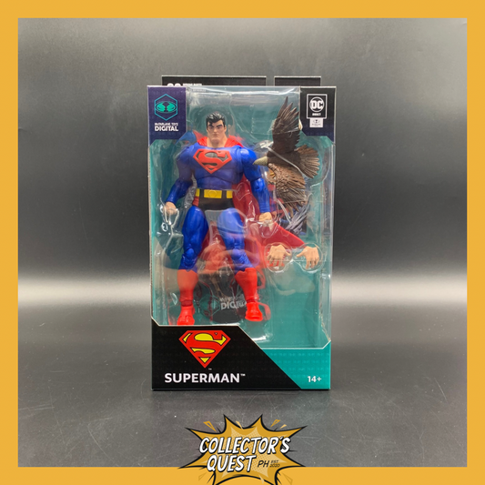 (IN STOCK) Mcfarlane DC Direct Digital Superman (Our Worlds At War) Action Figure