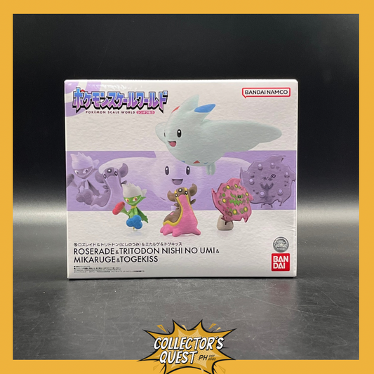 (IN STOCK) Pokemon Scale World Sinnoh Region Roserade, Gastrodon, Spiritomb & Togekiss Set