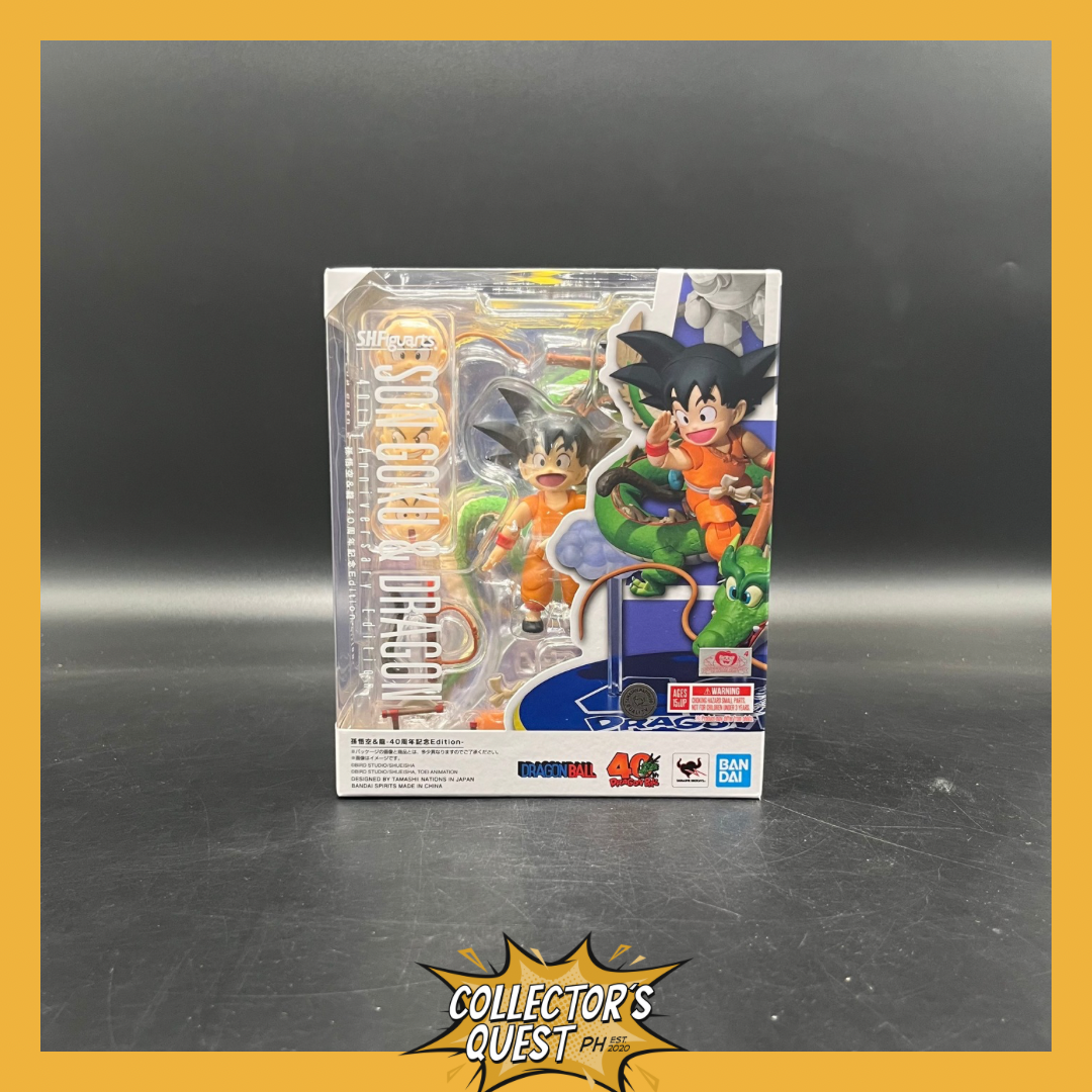 (IN STOCK) SHFiguarts Dragonball 40th Anniversary Edition Son Goku & Dragon Action Figure Set