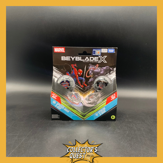 (IN STOCK) Beyblade X Marvel Spider-Man 3-60F & Venom 3-80N