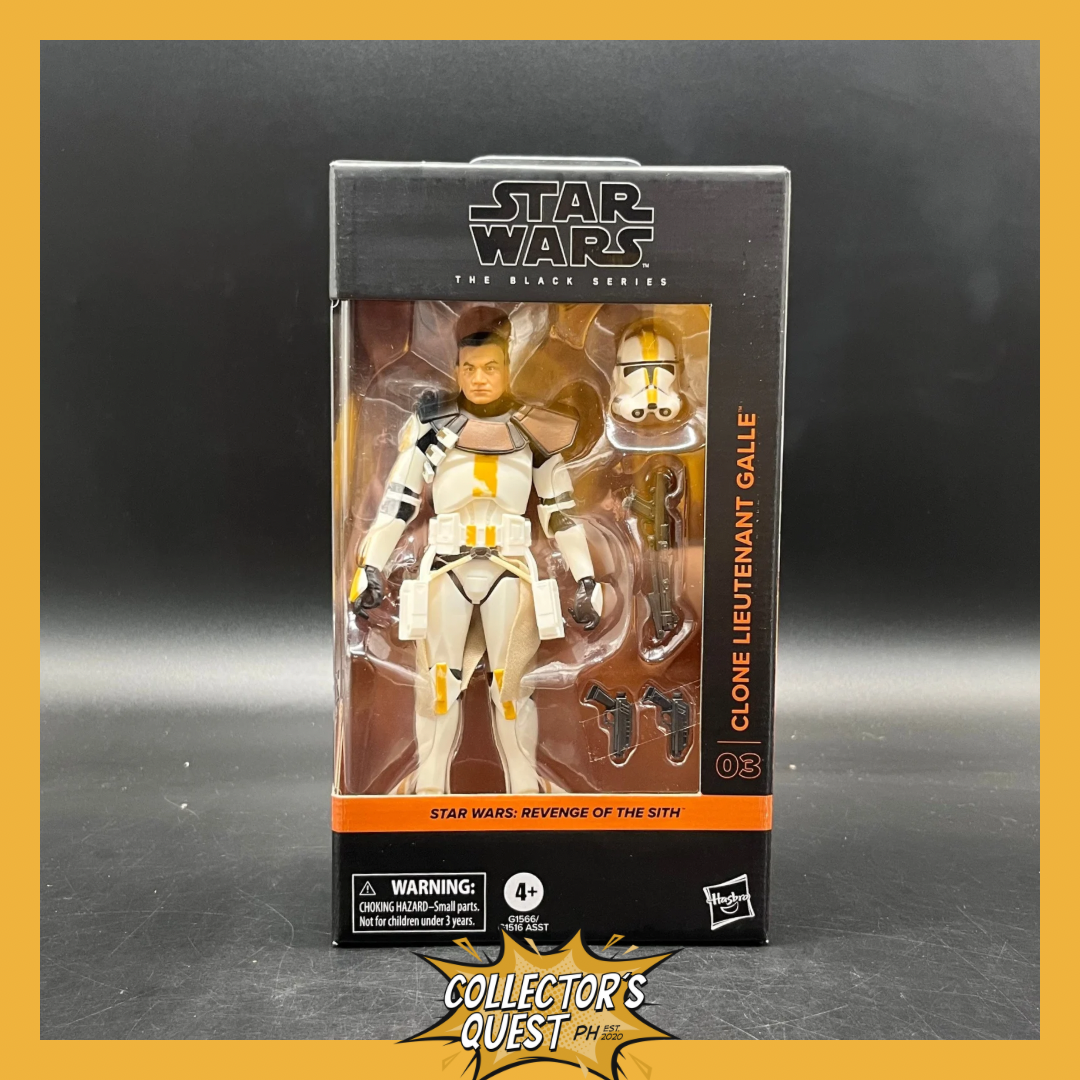 (IN STOCK) STAR WARS The Black Series Clone Lieutenant Galle Action Figure