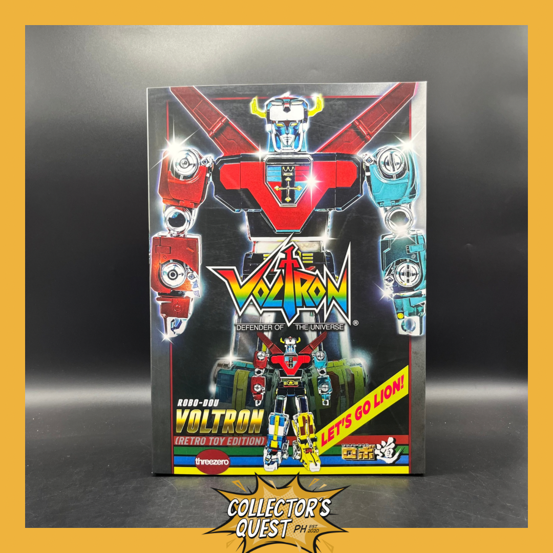 (IN STOCK) Threezero Voltron: Defender of the Universe ROBO-DOU Voltron (Retro Toy Edition)