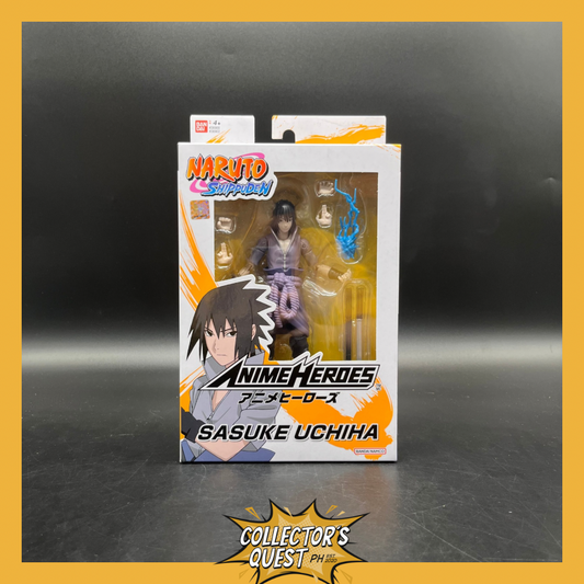 (IN STOCK) Naruto Shippuden Anime Heroes Sasuke Uchiha Action Figure